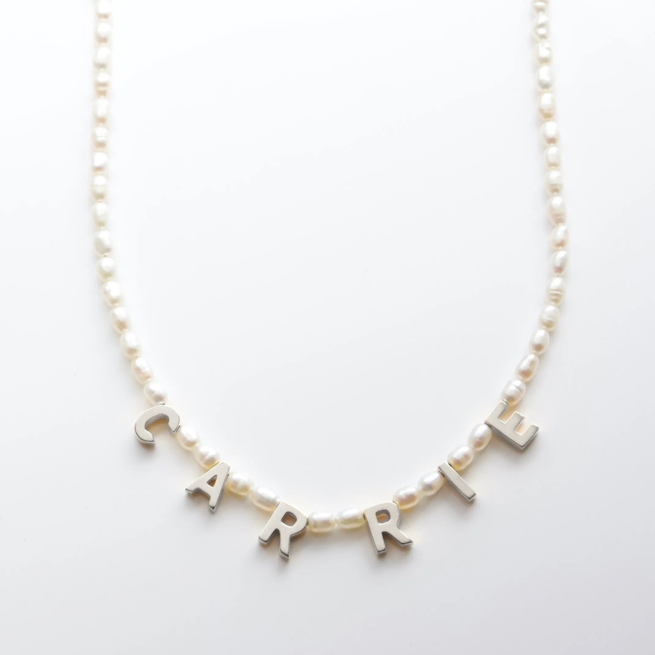 Custom Made Personalised Pearl Necklace
