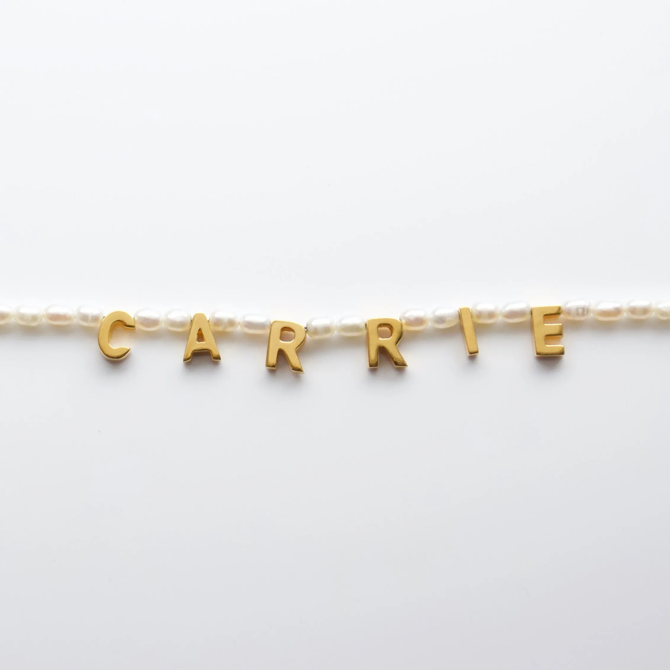 Custom Made Personalised Pearl Necklace