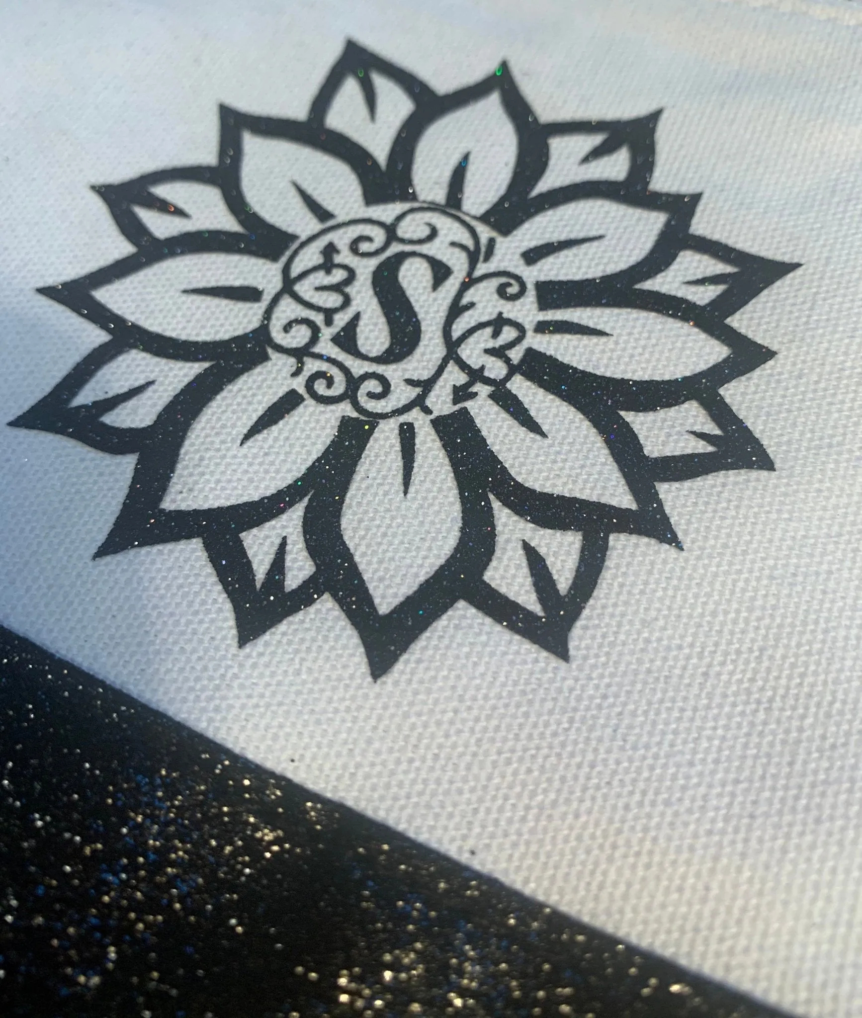 Custom Sunflower Monogram Bag | Custom Design Your Makeup Bag | Personalized Makeup Bag | Mask Bag | Accessory Bag | Maid of Honor Gift |