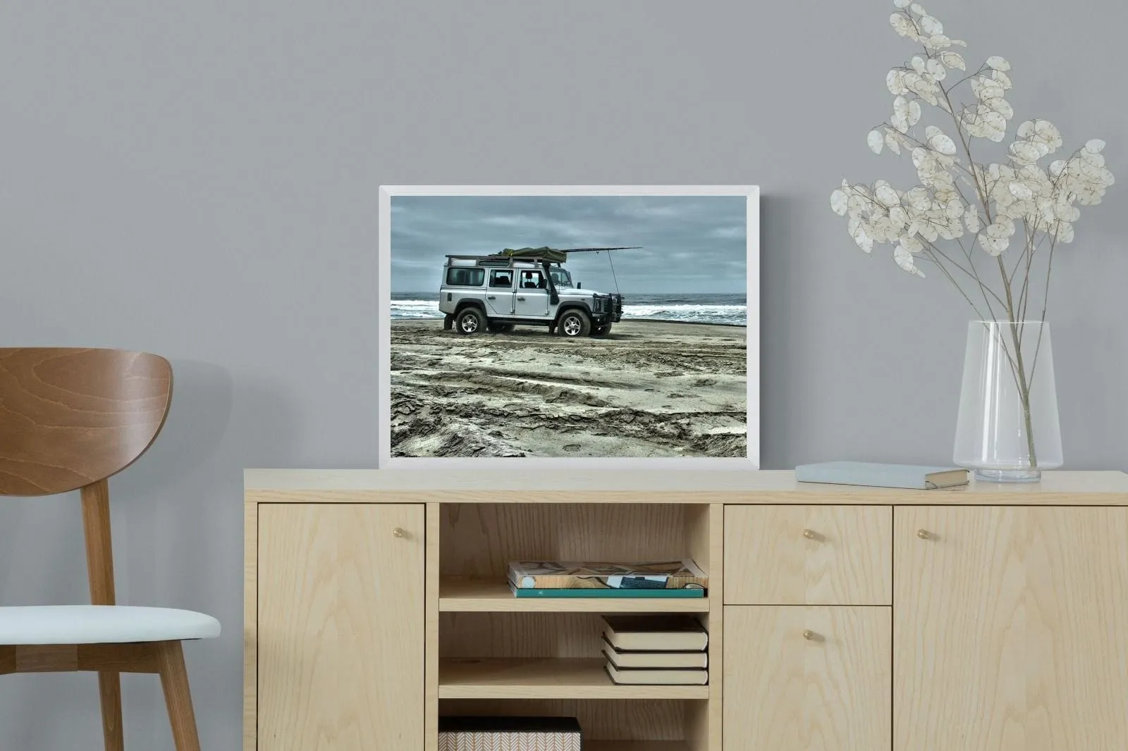 Defender at the Beach