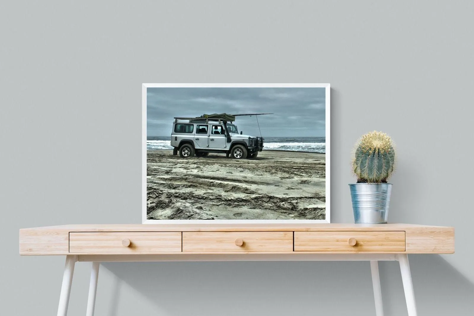 Defender at the Beach