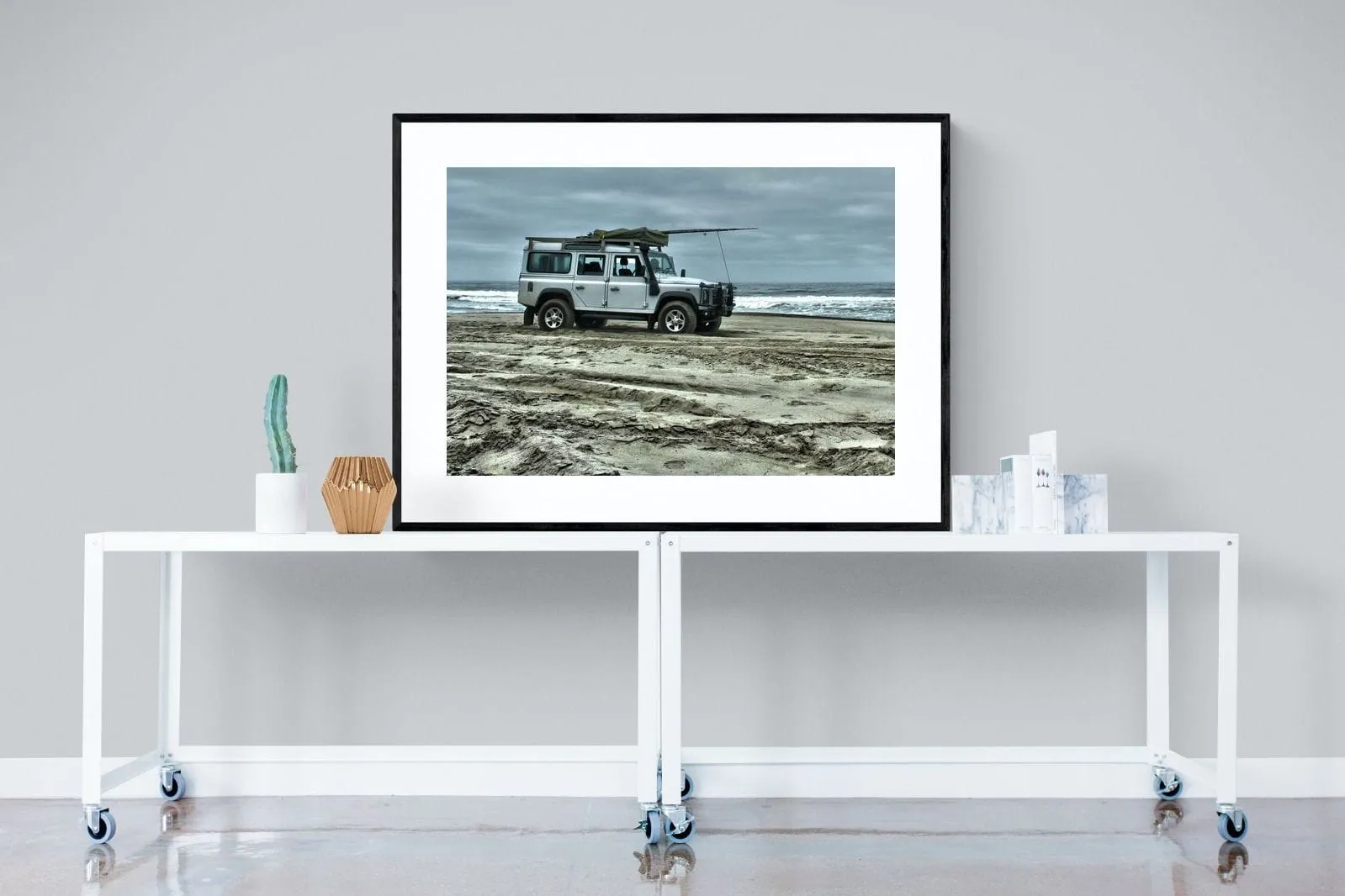 Defender at the Beach