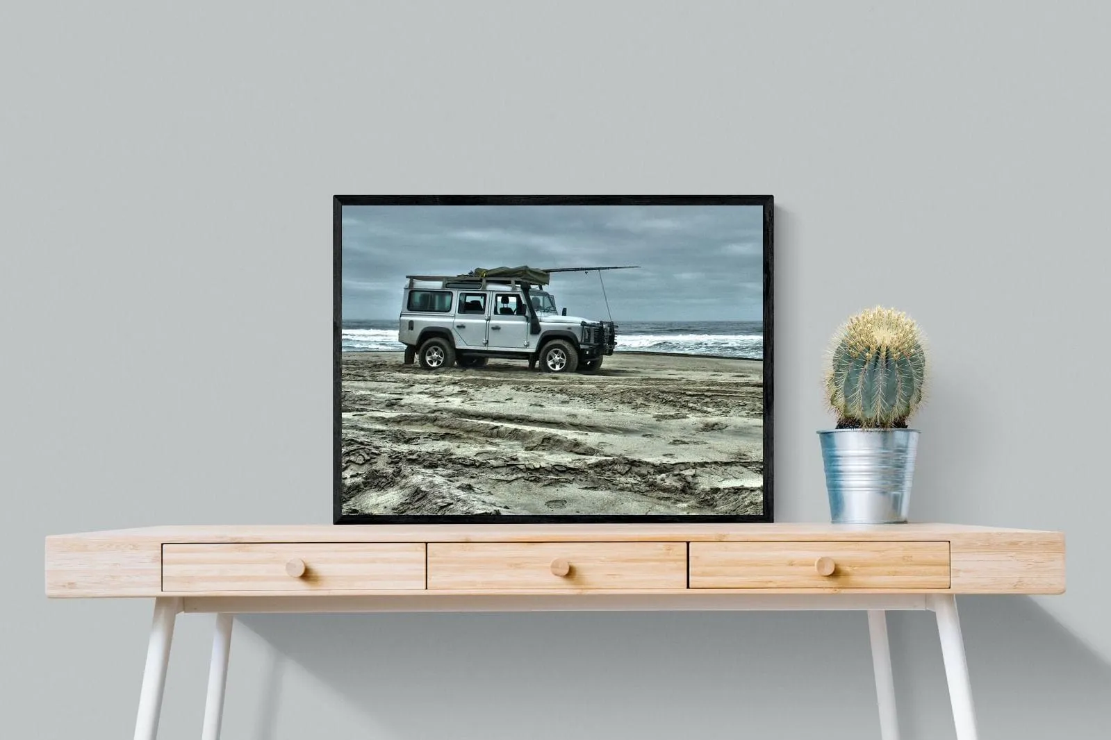 Defender at the Beach