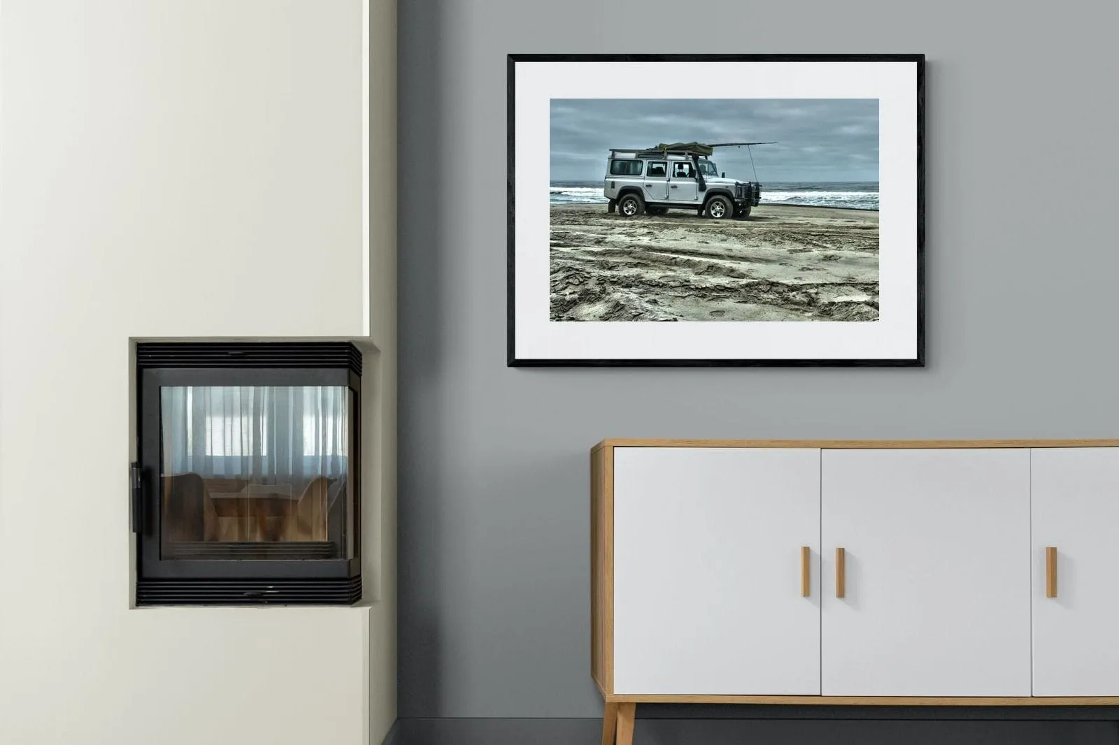 Defender at the Beach