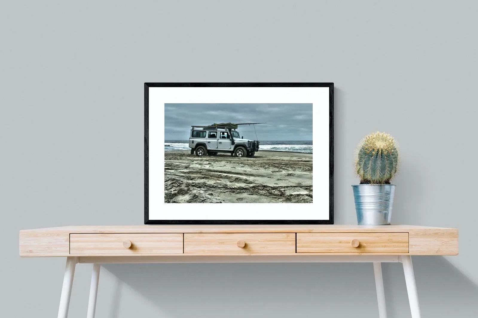 Defender at the Beach