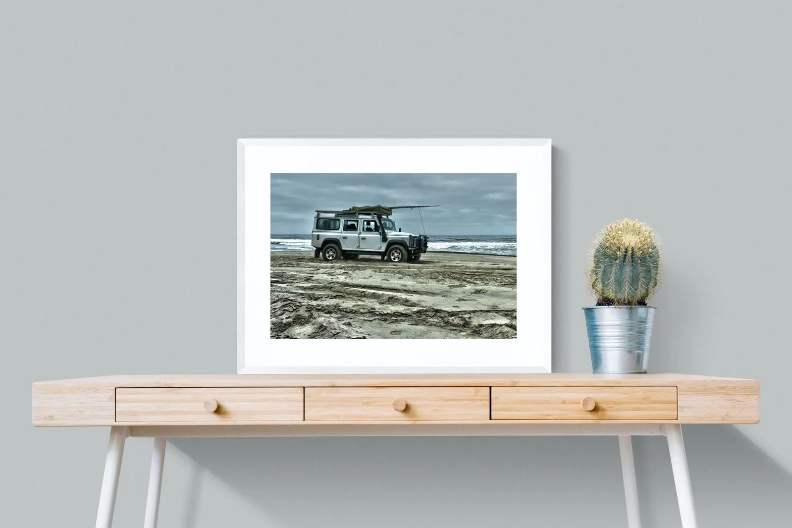 Defender at the Beach