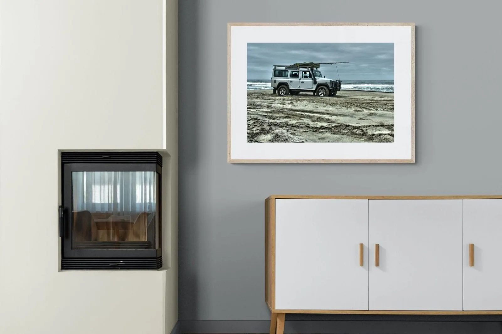 Defender at the Beach