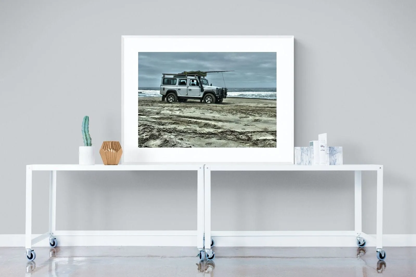 Defender at the Beach
