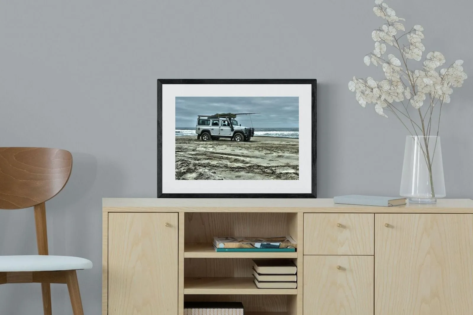 Defender at the Beach