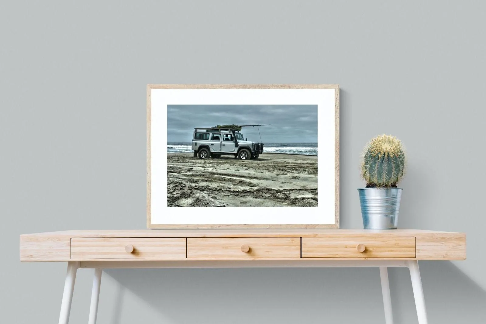 Defender at the Beach