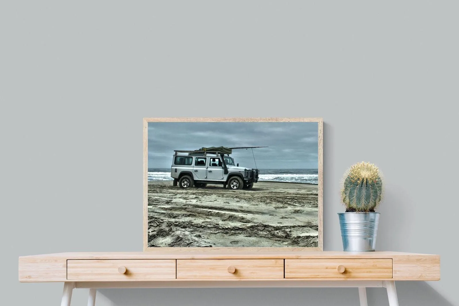 Defender at the Beach