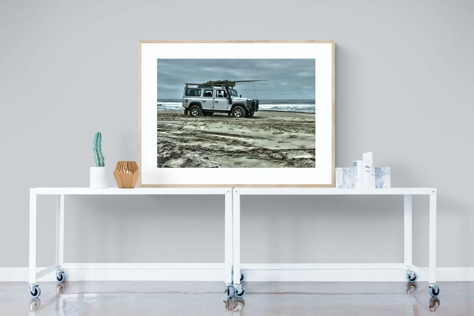 Defender at the Beach