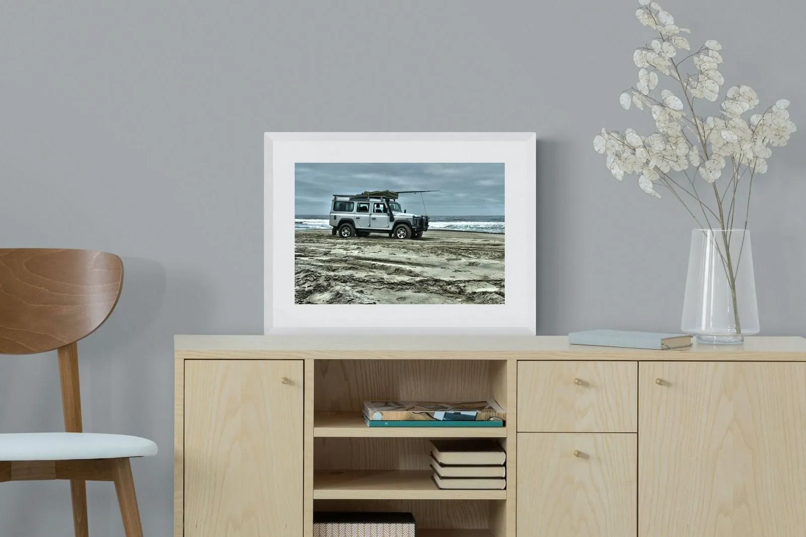 Defender at the Beach