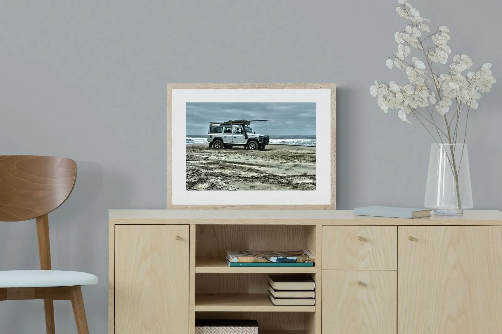 Defender at the Beach