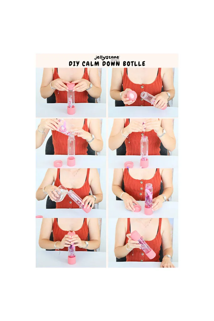 DIY Calm Down Bottle - Pink