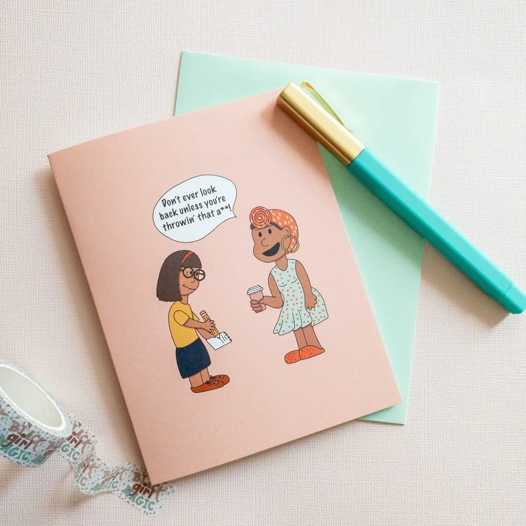 Don't Look Back Greeting Card