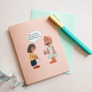Don't Look Back Greeting Card