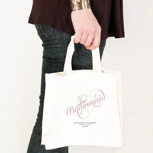 Expressions Personalized Tote Bag Tote Bag with Gussets Red