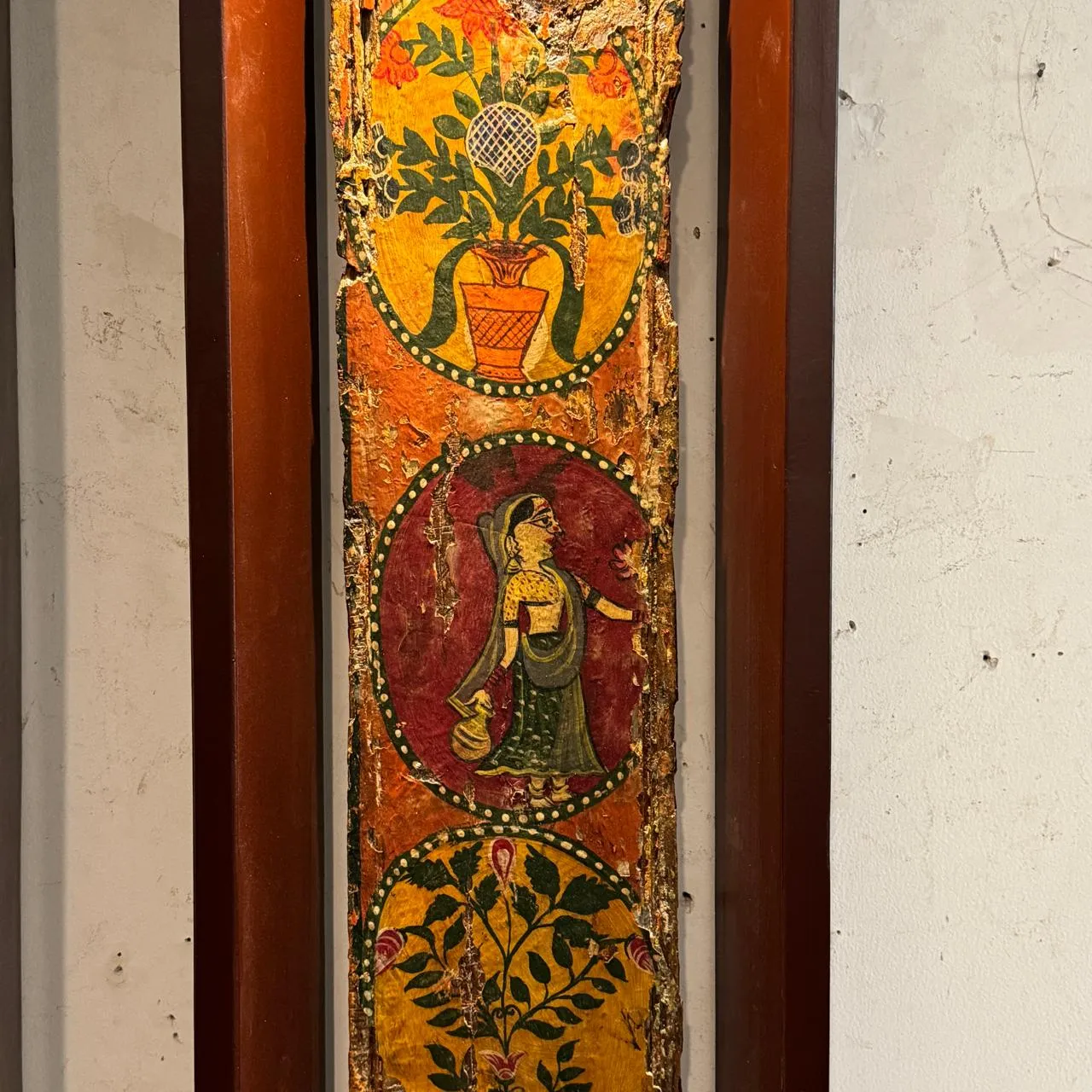 Folk Art Painted Panel - Wall Art 1 ( SOLD INDIVIDUALLY)