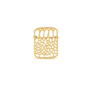 Gaudí Inspired Rectangle Brooch