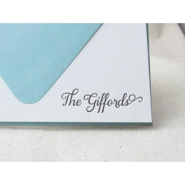 Gifford - Letterpress Stationery