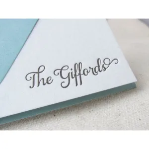 Gifford - Letterpress Stationery