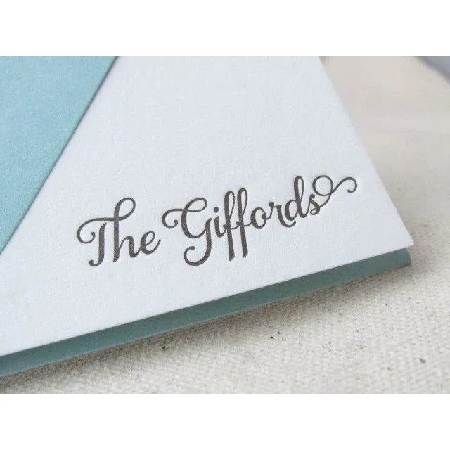 Gifford - Letterpress Stationery