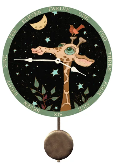 Giraffe Clock- Nursery Room Clock