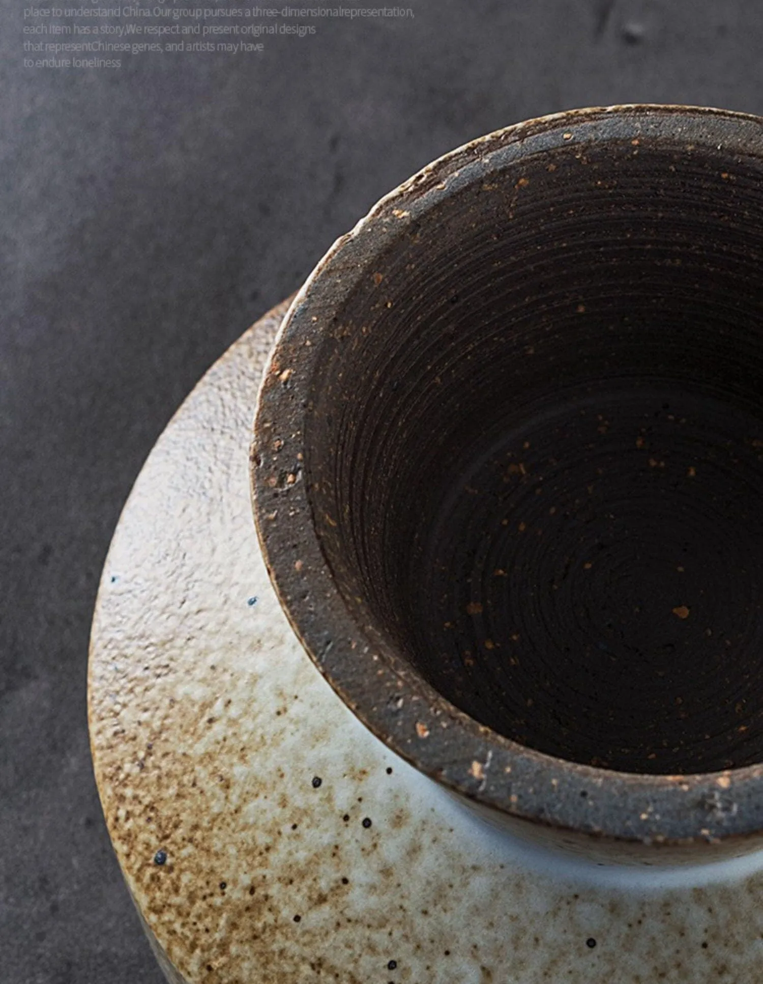 Gohobi Handmade Ceramic Raised Stand Bowl