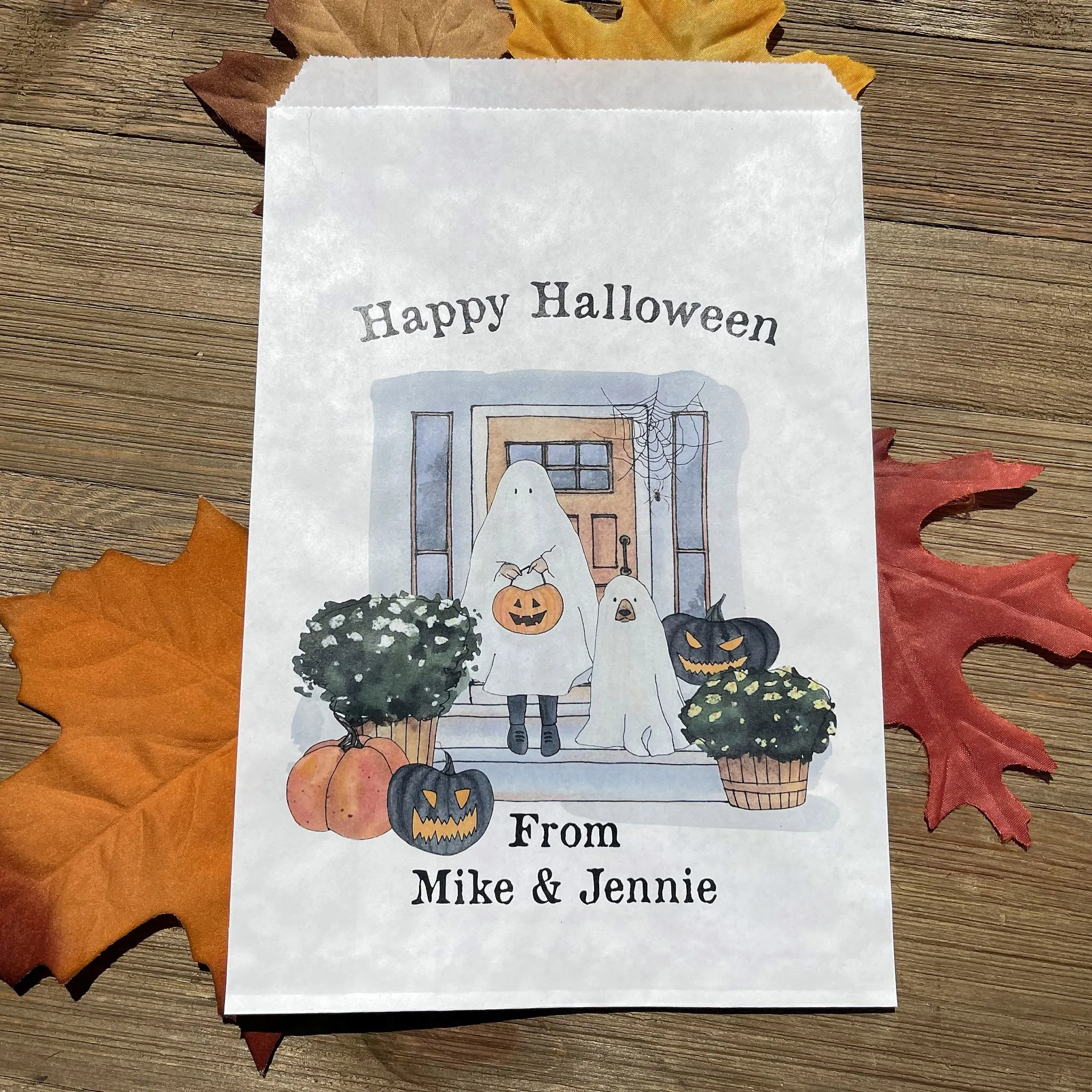 Halloween Candy Bags Personalized