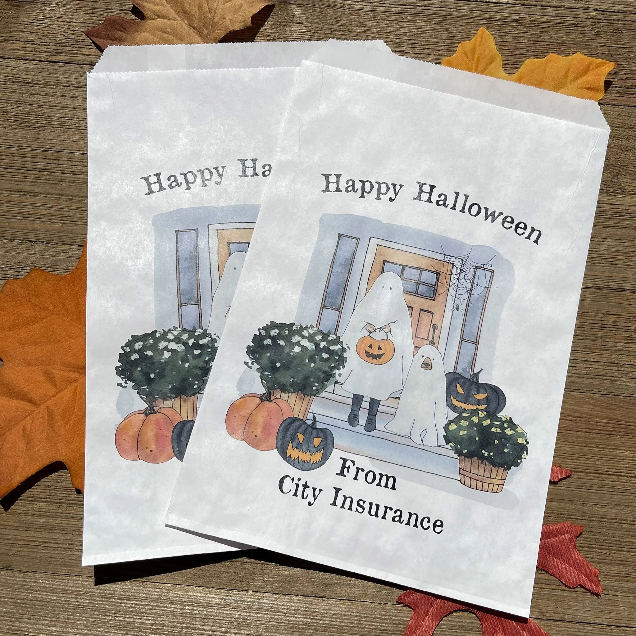Halloween Candy Bags Personalized