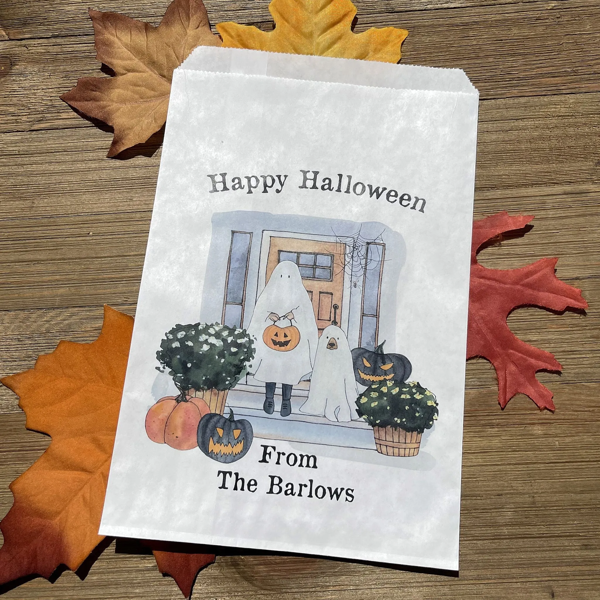 Halloween Candy Bags Personalized