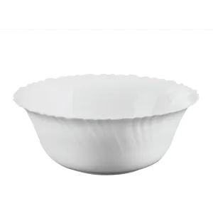 H&B 4PC OPAL SERVING BOWL SET FLUTED
