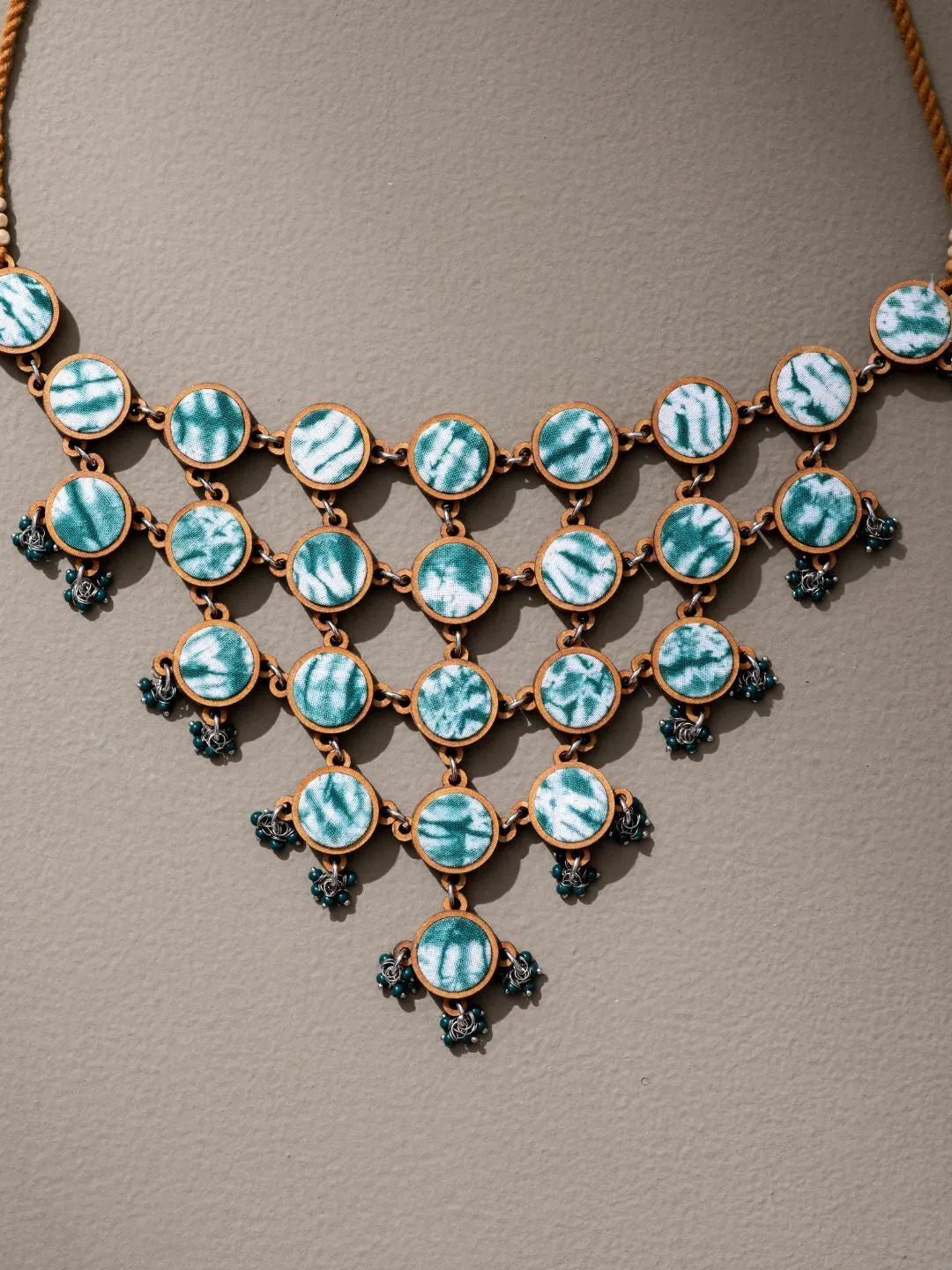 Handcrafted Choker Necklace Green