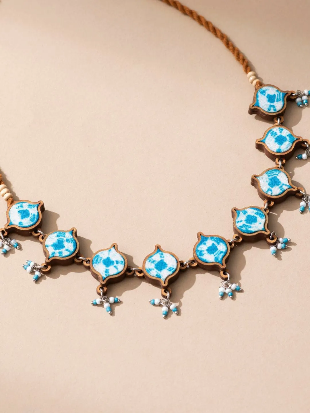 Handcrafted Choker Necklace Turquoise
