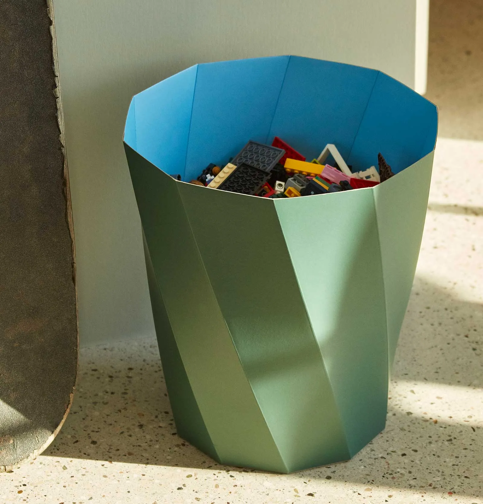 HAY Paper Paper Bin – Dark Green