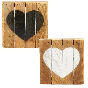 Heart - Wood Slat Print
