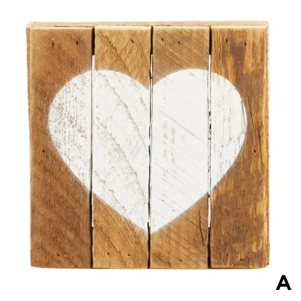 Heart - Wood Slat Print