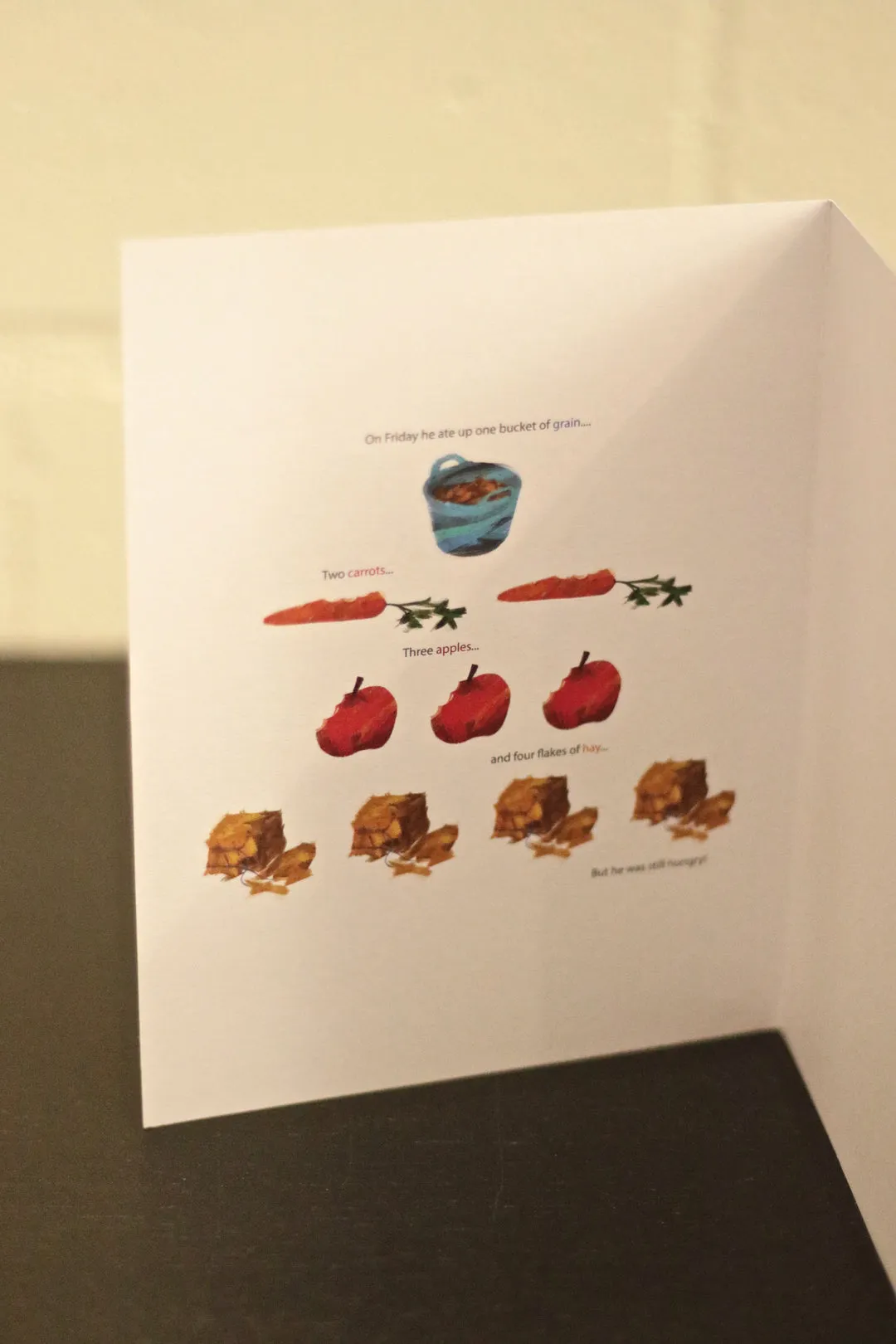 HLH Equestrian 'The Very Hungry Performance Horse' Card