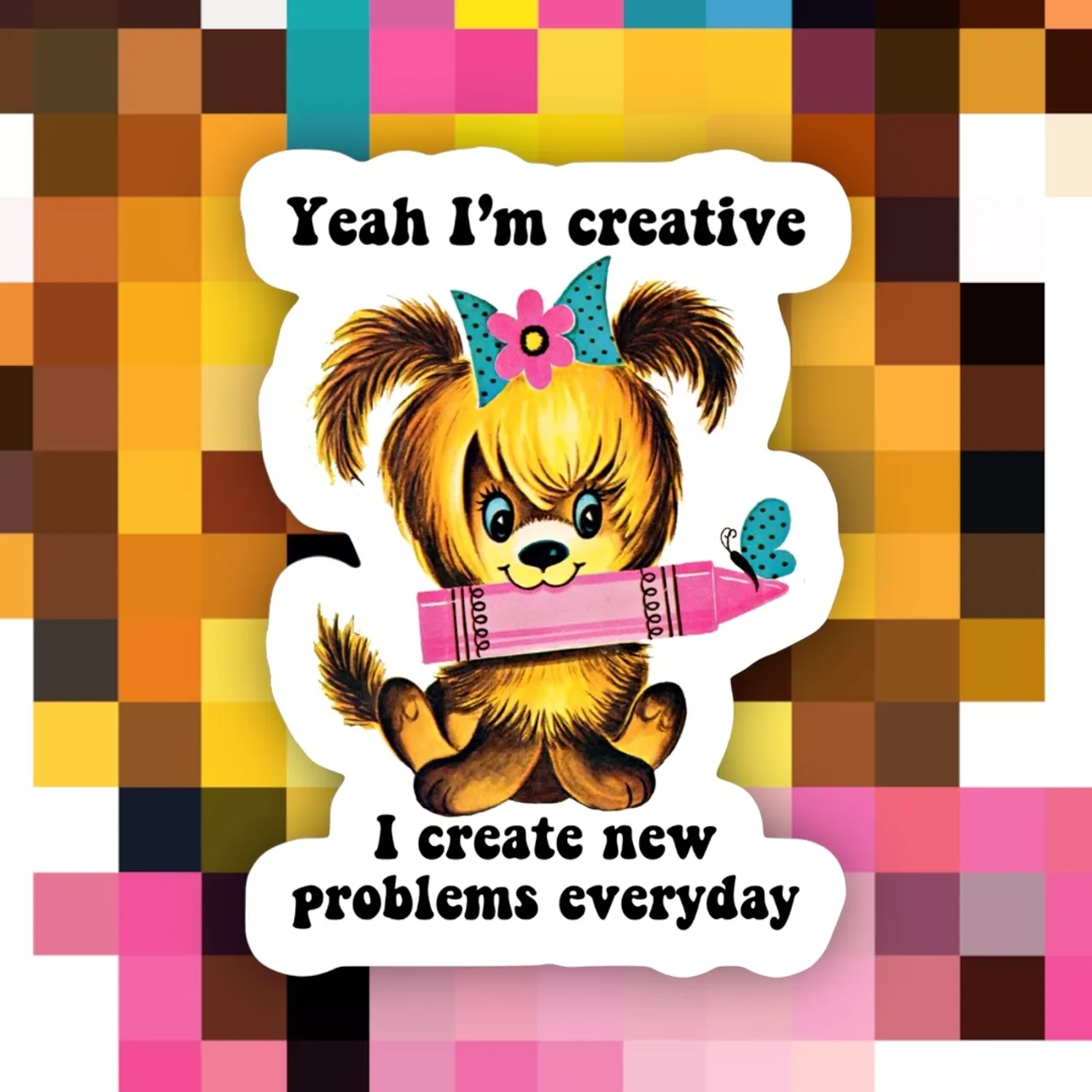 I'm Creative Funny Sticker