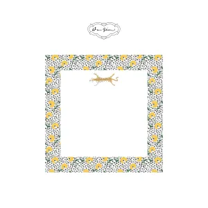 Jaipur Leopard Notepad-Yellow
