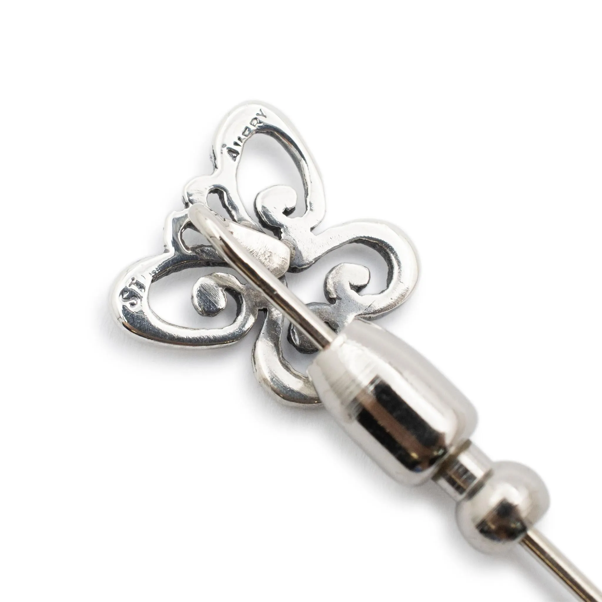 James Avery 925 Sterling Silver Butterfly Pin