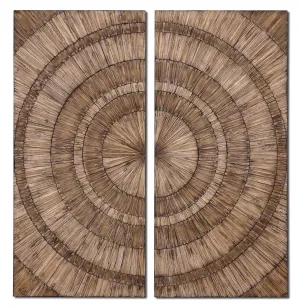 Lanciano Wood Wall Panel- Set of 2