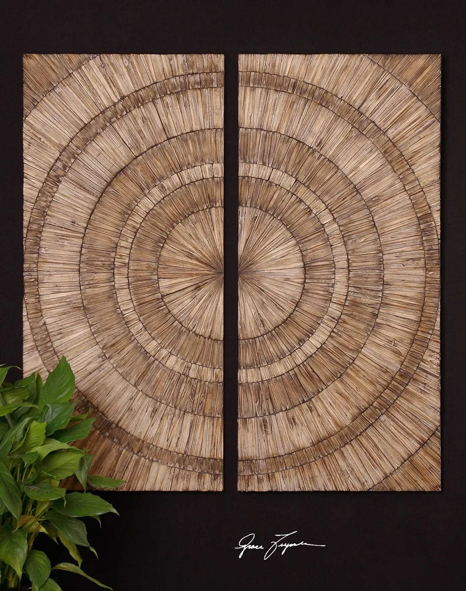 Lanciano Wood Wall Panel- Set of 2
