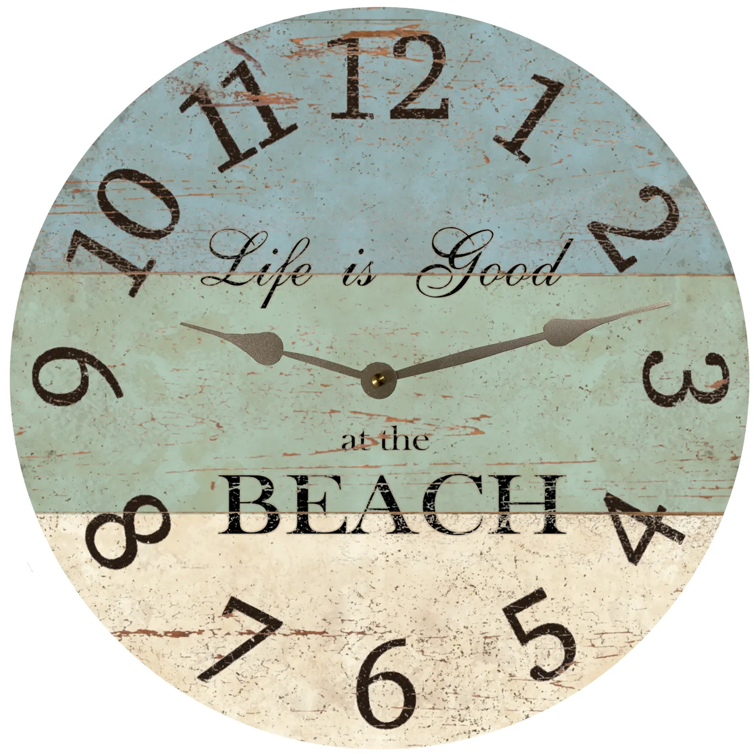 Life is Good at the Beach Clock