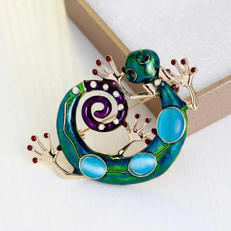 Lizard Gecko Brooch