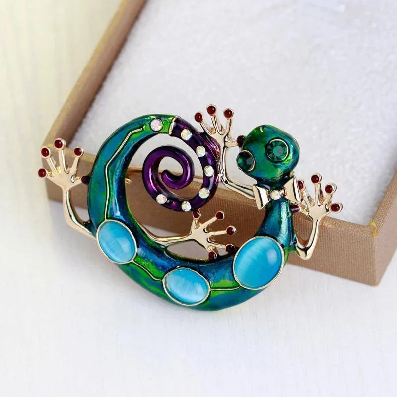 Lizard Gecko Brooch
