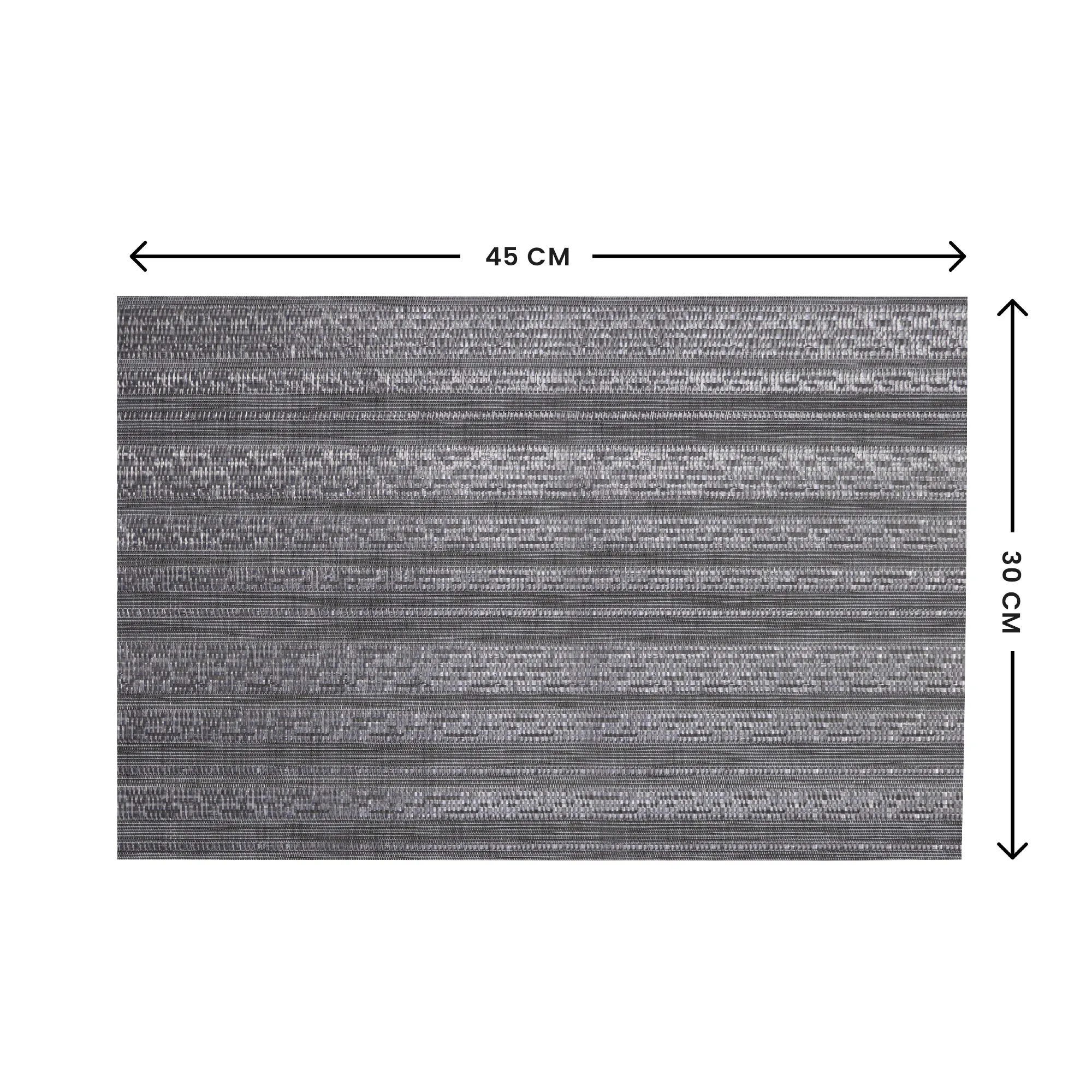 Luxury Placemat Set of 4 | Heat Resistant Placemats | Table Mats | Cotton Home - Magic Lines Grey