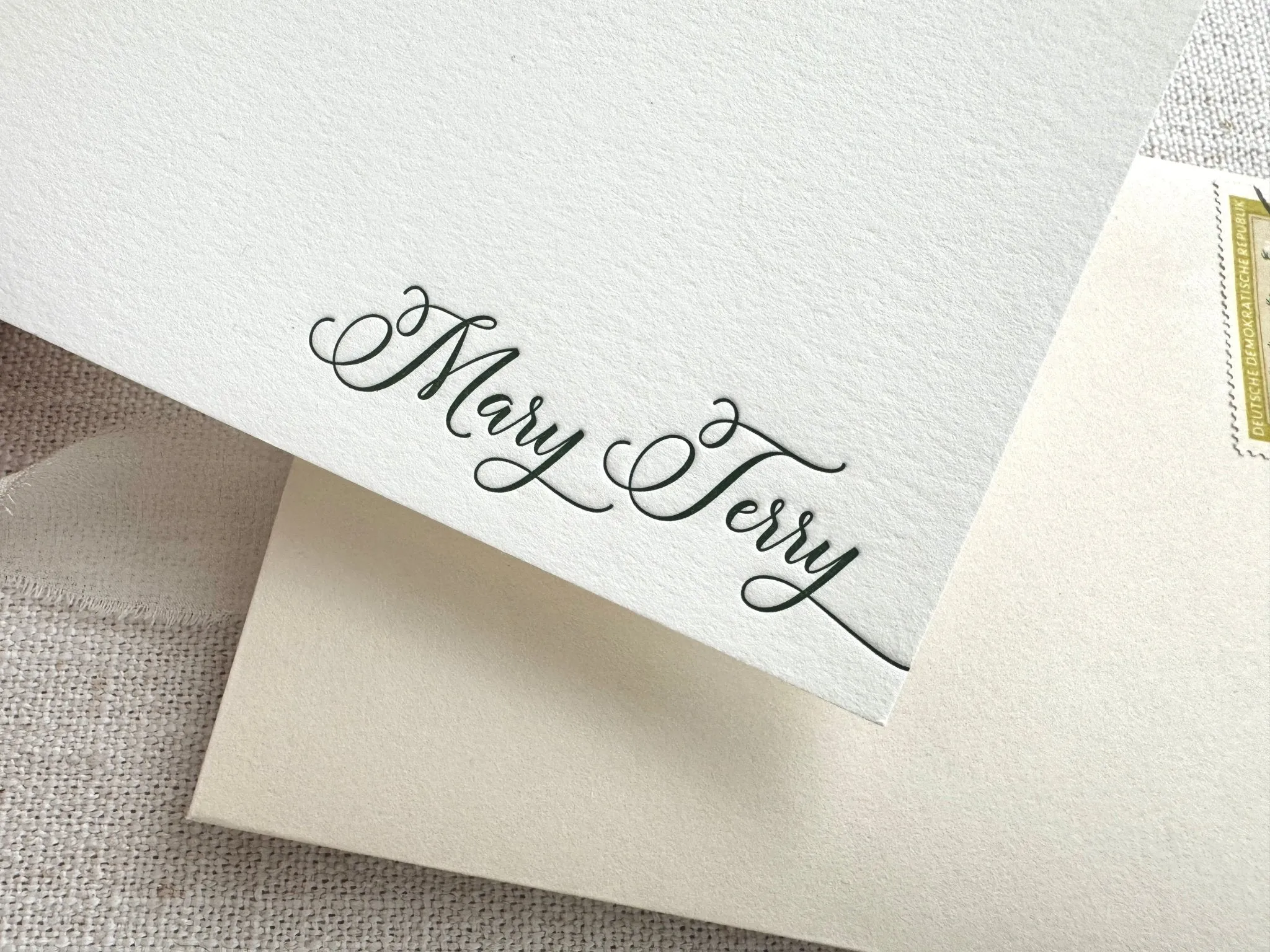 Mary - Letterpress Stationery