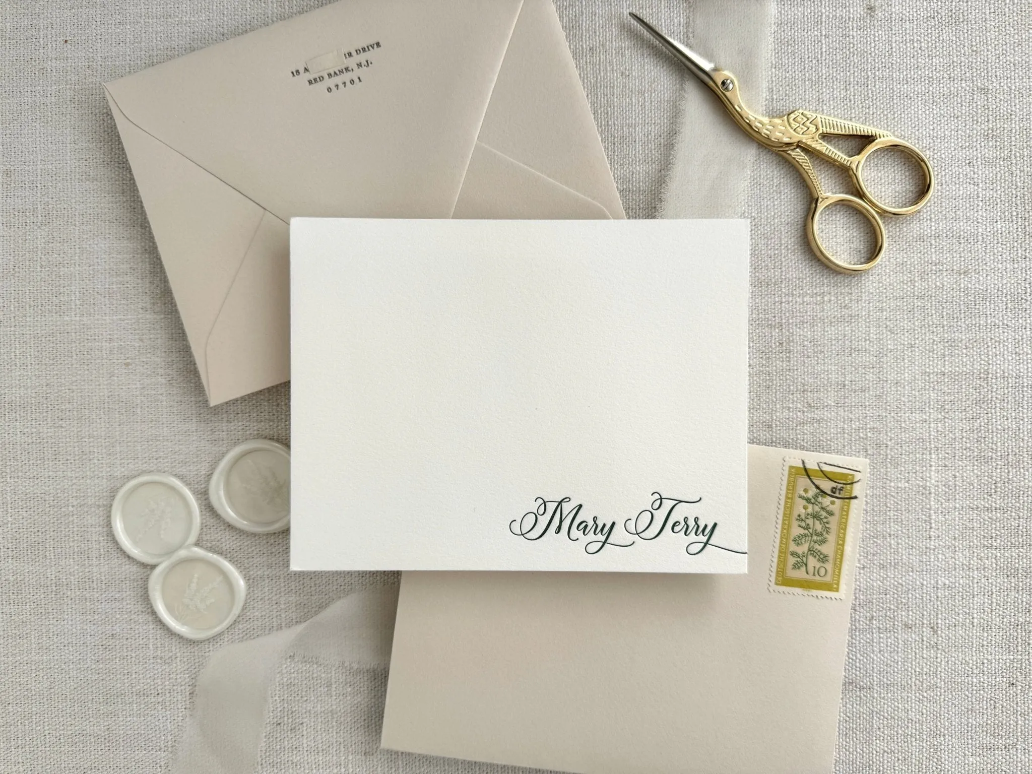 Mary - Letterpress Stationery